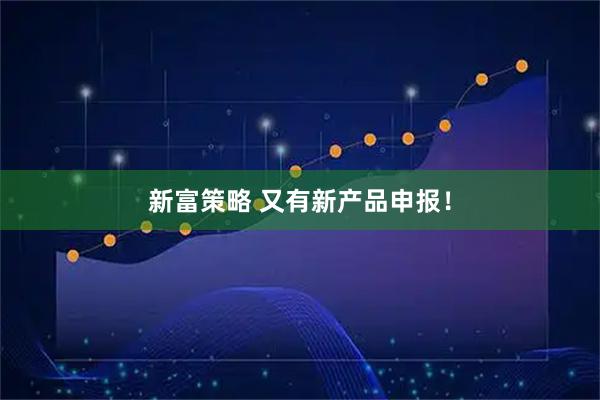 新富策略 又有新产品申报！